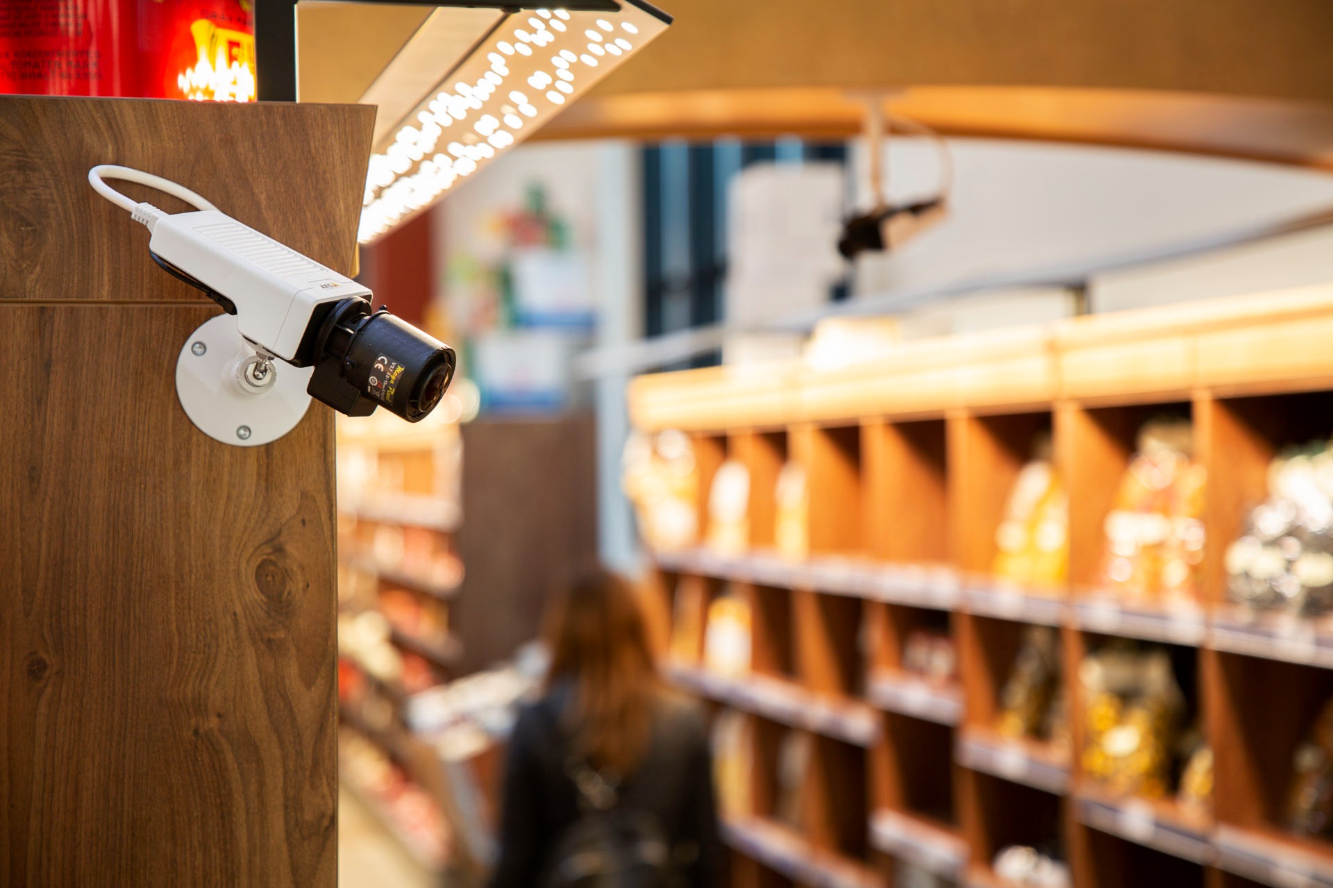 Axis Camera Installed in Retail Store